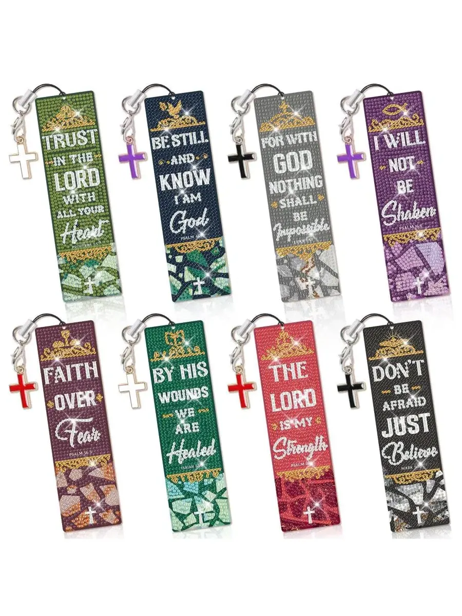 Набор для алмазной мозаики «Verse Art 5d Beaded Bookmark Tassel DIY Bible» GNUADZ, Bible — изображение 1 из 4