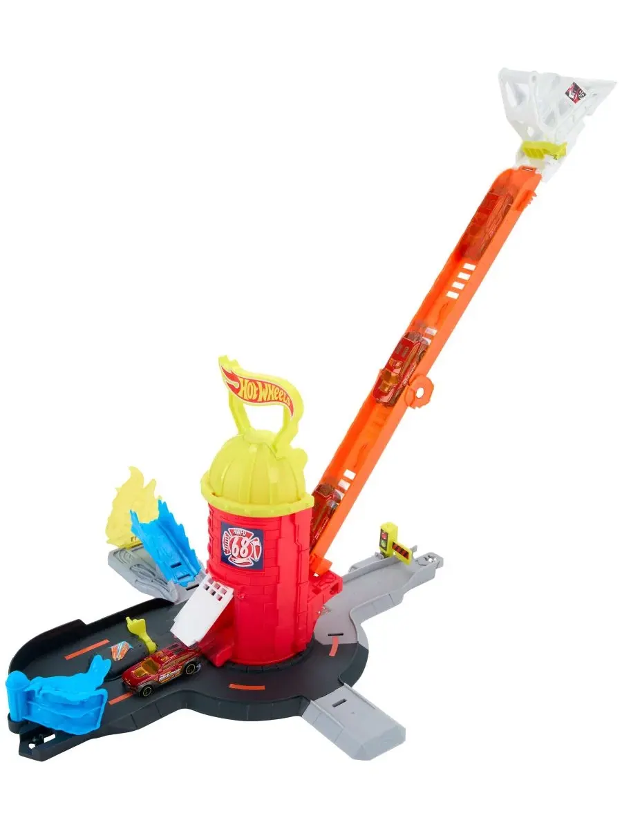 Игровой набор «Городская суперпожарная станция: спасение» Hot Wheels — изображение 4 из 6, нет цвета