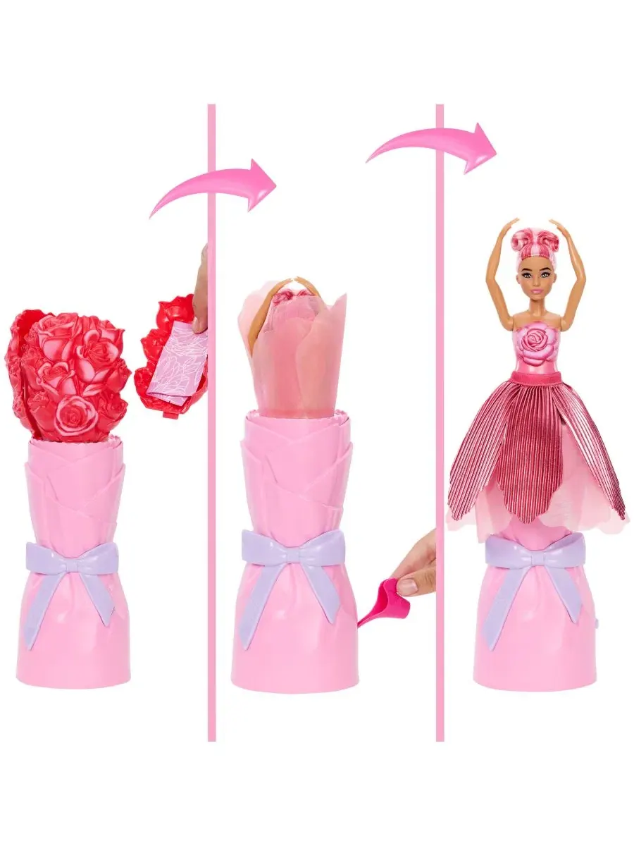 Модная кукла с ароматом лепесткового цветка Barbie — изображение 2 из 6, нет цвета