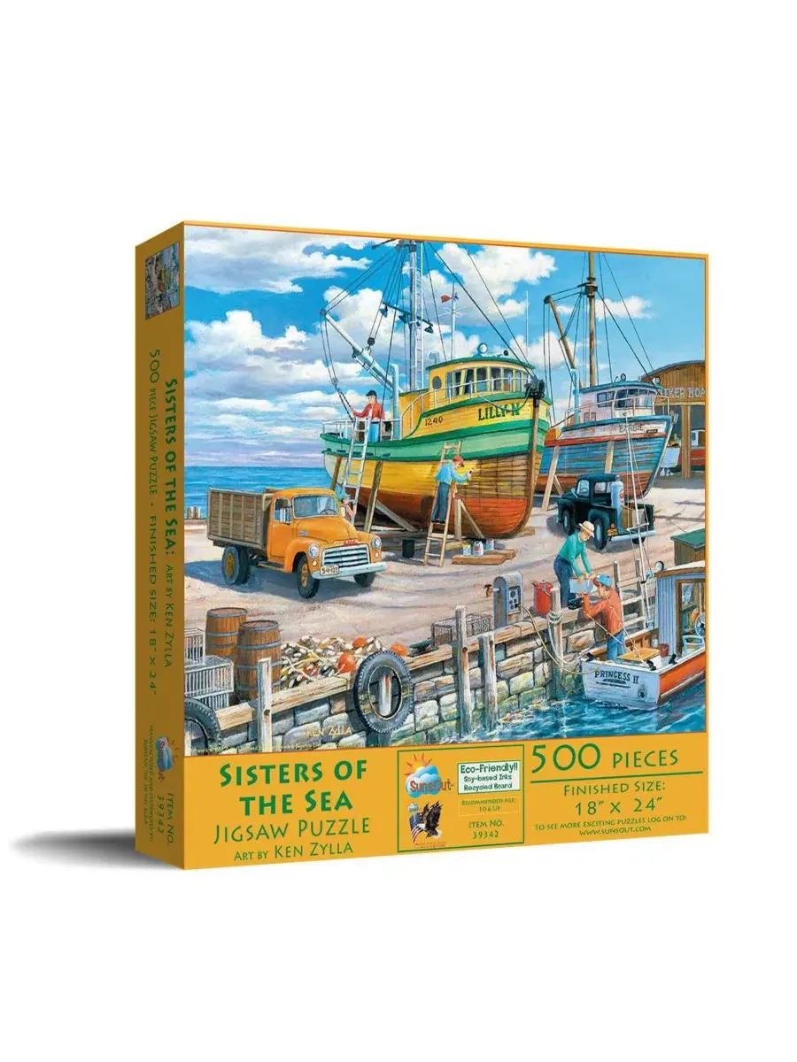 Пазл «Сестры моря» (500 деталей) для взрослых Sunsout — мульти