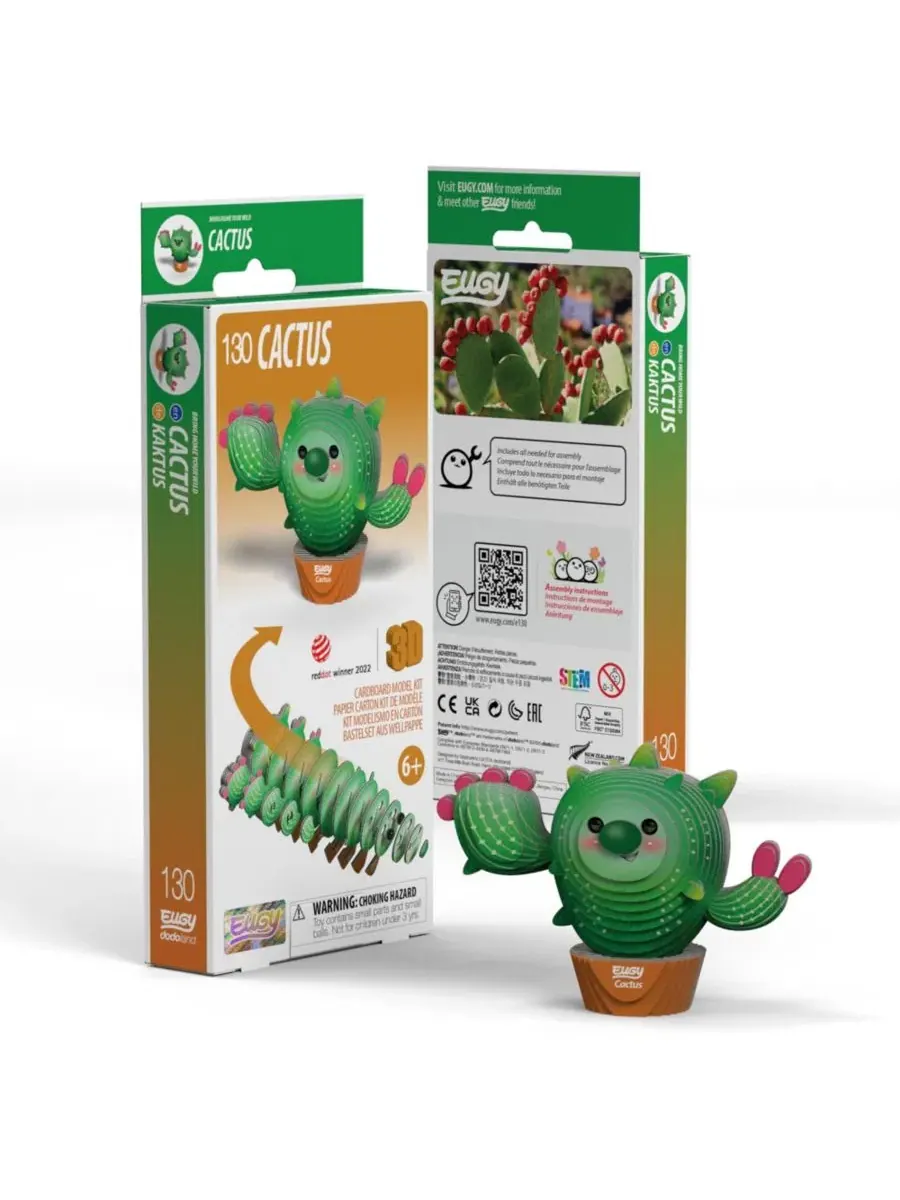 3D-пазл Cactus от EUGY — мульти