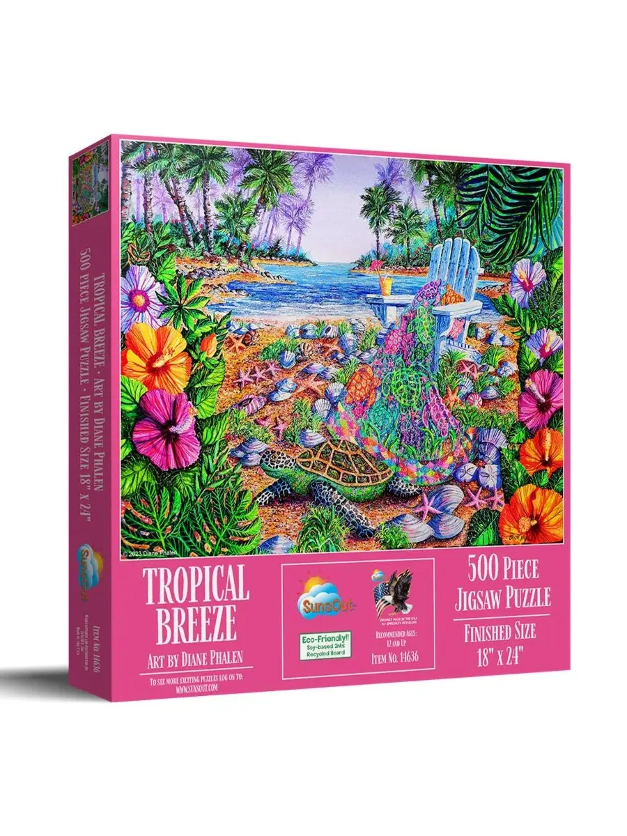 Пазл 500 элементов Tropical Breeze SunsOut, 46x61 см — мульти