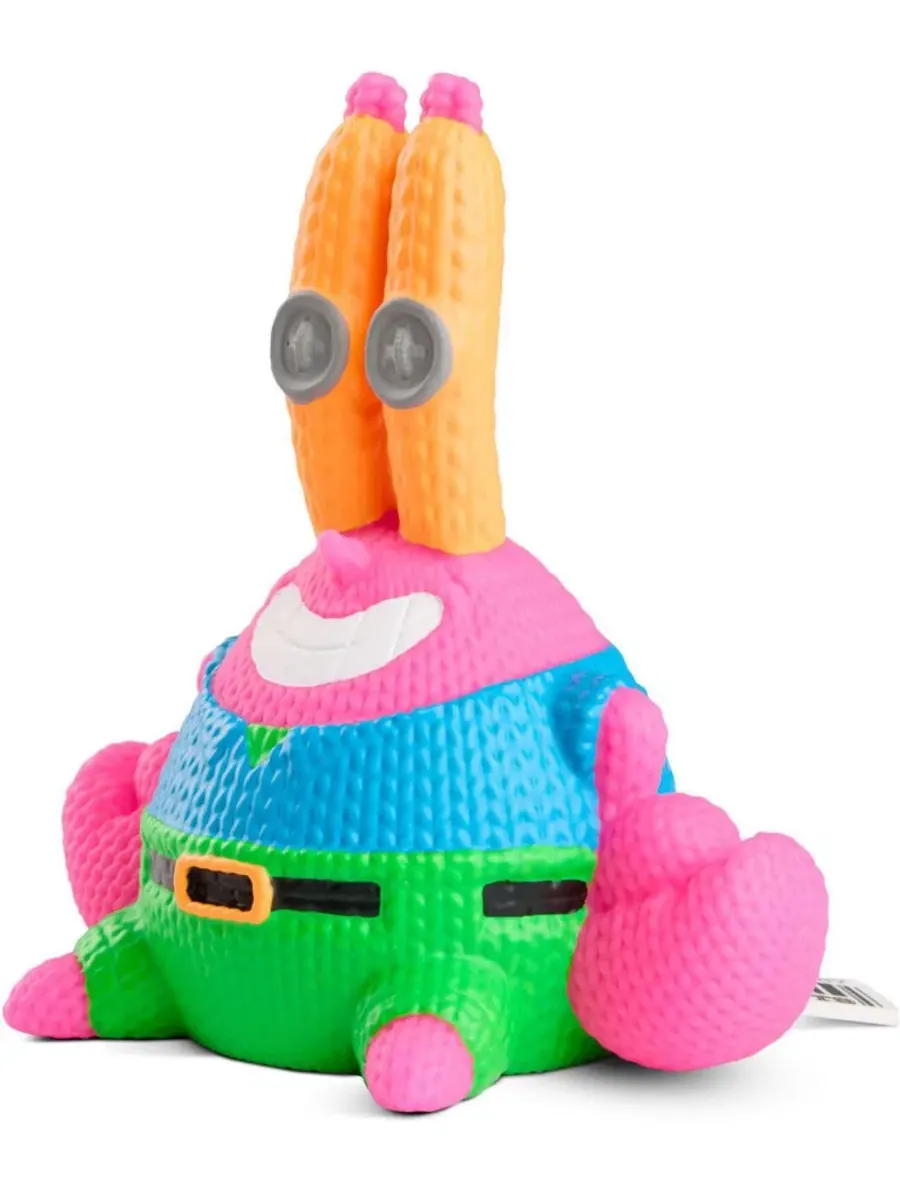 Коллекционная виниловая фигурка SpongeBob SquarePants Mr. Eugene Krabs #450 (Blacklight) Handmade — изображение 2 из 3