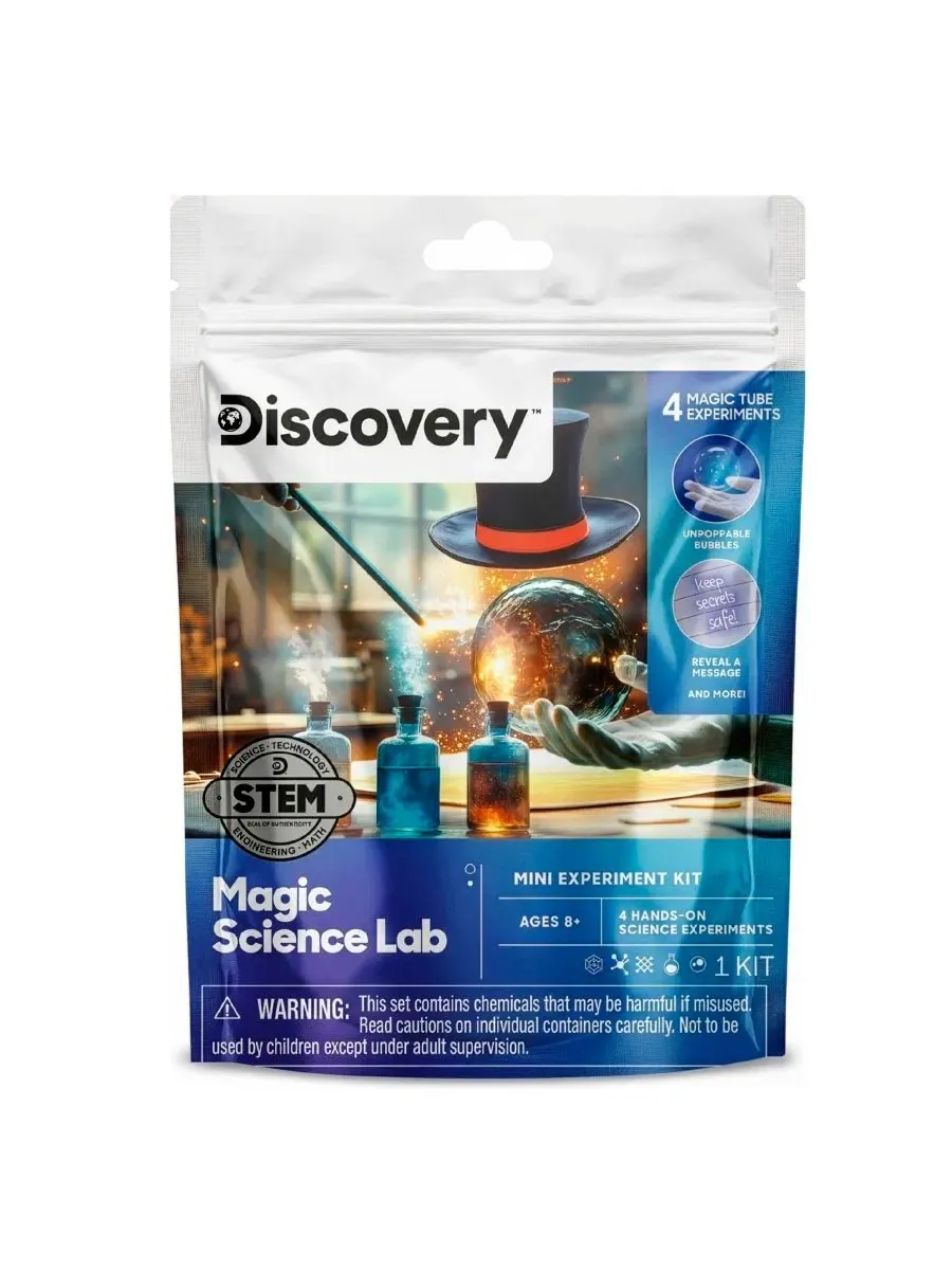 Мини-набор для экспериментов «Магическая научная лаборатория» Discovery Kids — мульти
