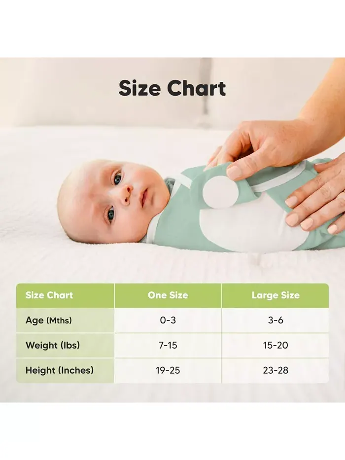 3pk Soothe Zippy детские пеленки 0-6 месяцев, спальные мешки для новорожденных, пеленки на молнии — изображение 7 из 9