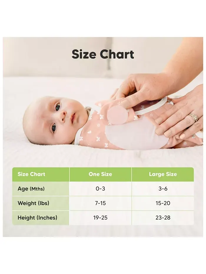 3pk Soothe Zippy детские пеленки 0-6 месяцев, спальные мешки для новорожденных, пеленки на молнии — изображение 7 из 9