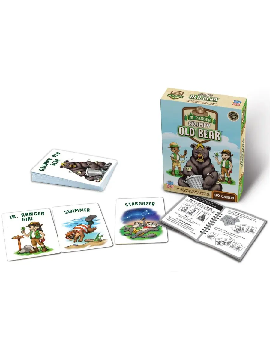 MasterPieces - Jr Ranger - Карточная игра "Ворчливый старый медведь" для детей Masterpieces Puzzles — изображение 2 из 3