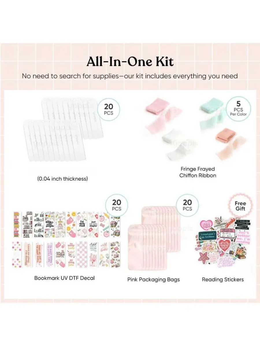 Набор для создания закладок Booklover DIY Craft Gift GNUADZ, Open Miscellaneous — изображение 3 из 4