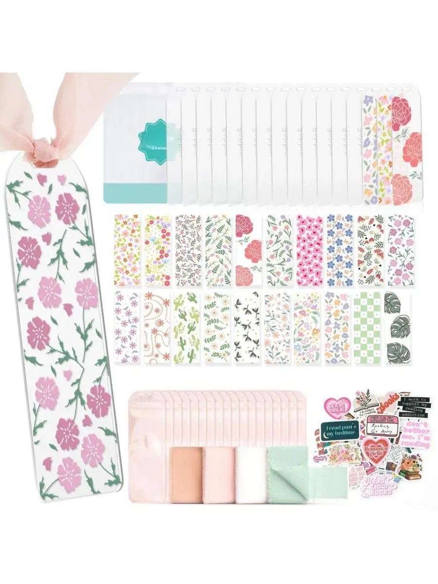 Набор для создания закладок Booklover DIY Craft Gift GNUADZ, Flower — изображение 1 из 4