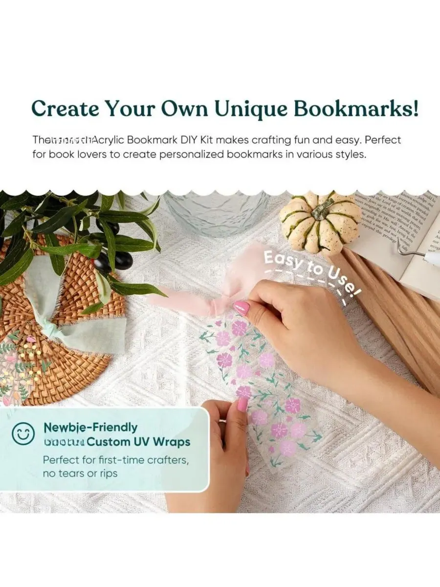 Набор для создания закладок Booklover DIY Craft Gift GNUADZ, Flower — изображение 2 из 4