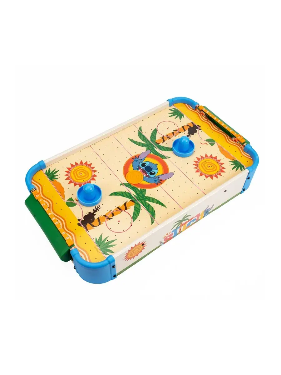 Настольный аэрохоккей Stitch Electronic Tabletop Wood World Tech Toys — изображение 2 из 7, нет цвета