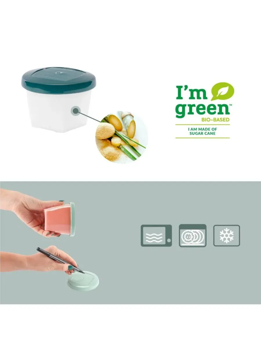 Набор детских мисок Babybowls из биоматериалов, 170 г Babymoov — изображение 2 из 2, мульти