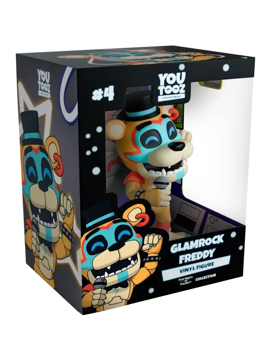 Виниловая фигурка Глэмрок Фредди из коллекции FNAF Youtooz — изображение 1 из 5, нет цвета