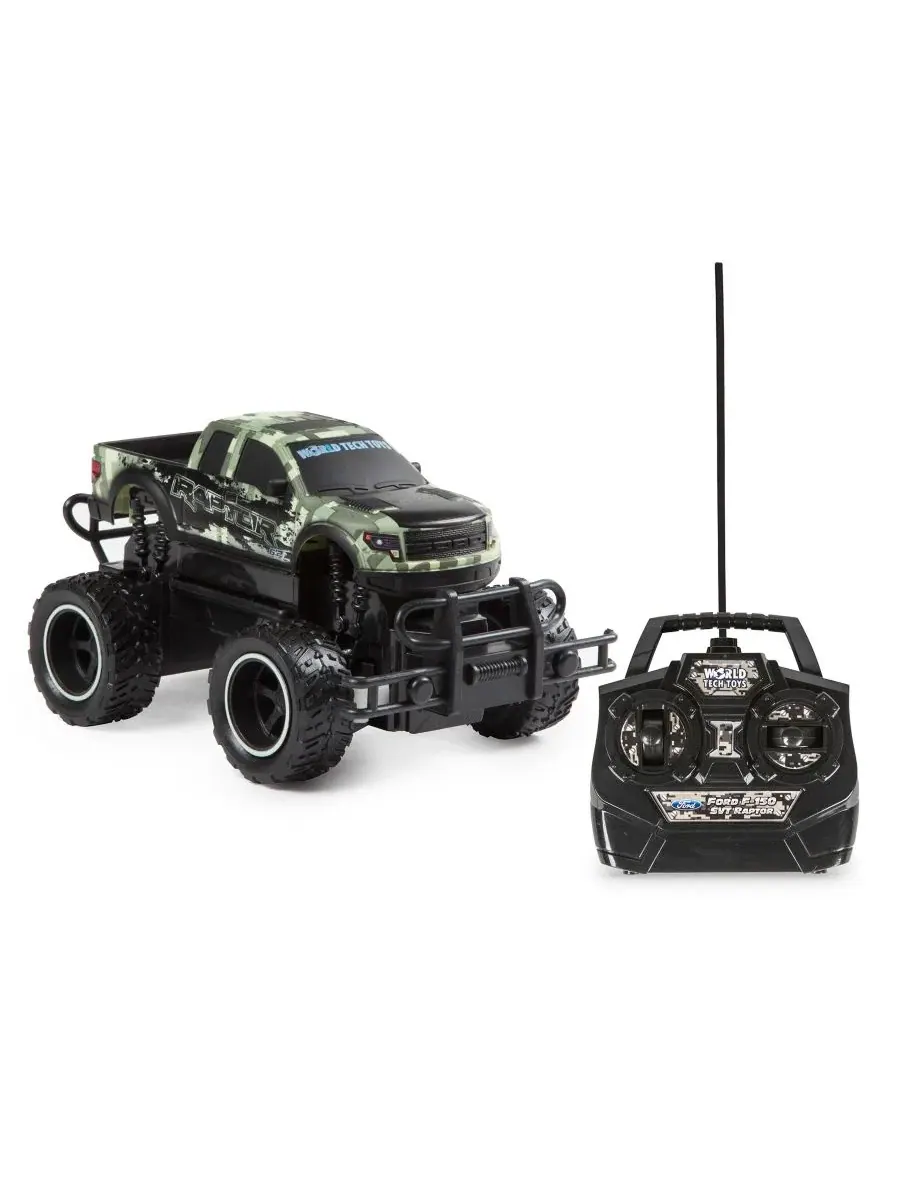 Лицензионная радиоуправляемая модель Ford F-150 SVT Raptor в масштабе 1:24 с цифровым камуфляжем