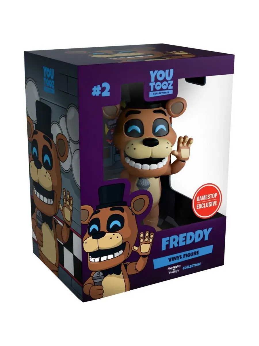 Коллекция Five Nights at Freddy's [Виниловая фигурка Фредди Фазбера №2] Эксклюзив Gamestop Youtooz — изображение 1 из 7