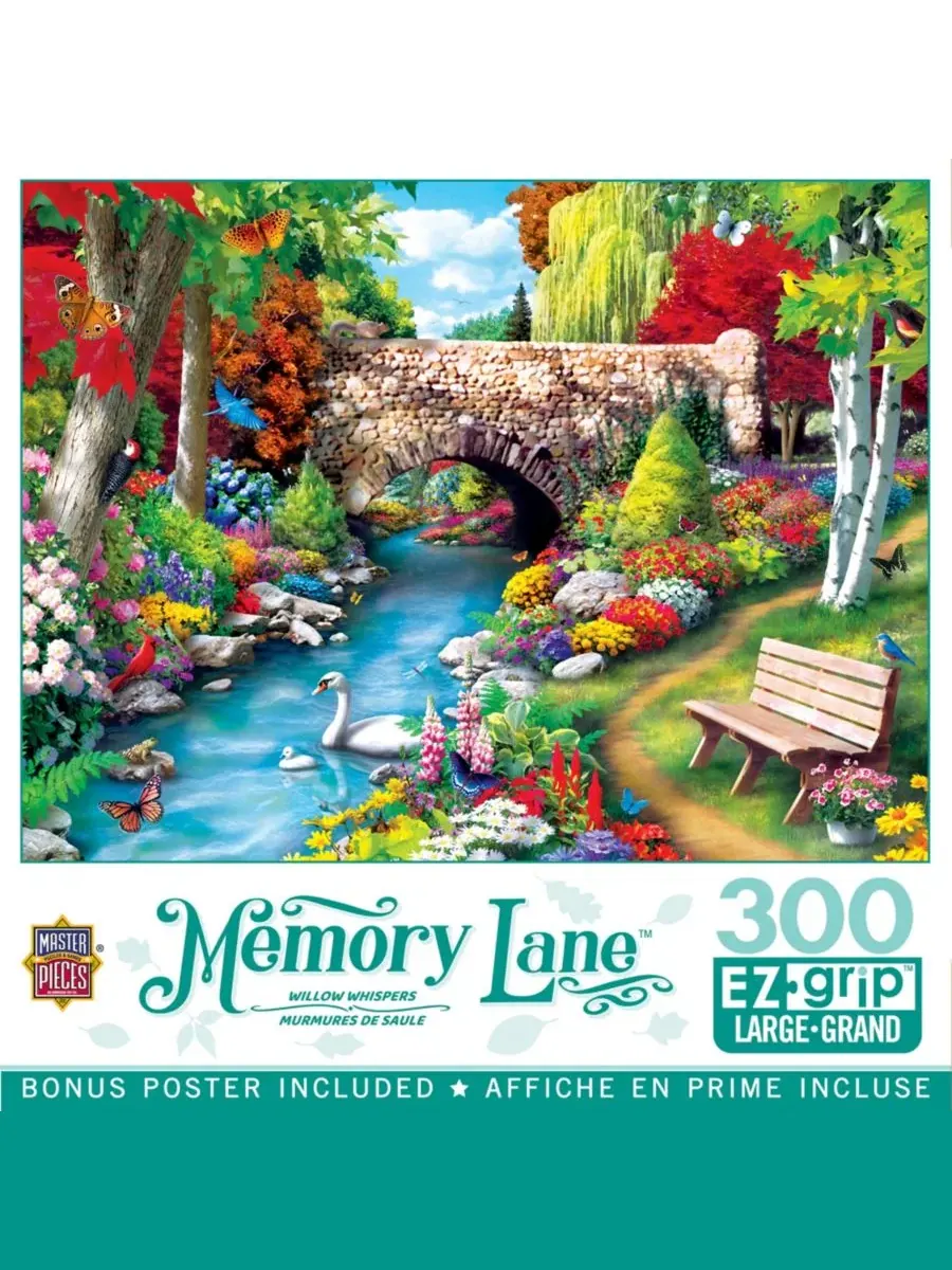MasterPieces Memory Lane - Willow Whispers, пазл из 300 деталей с удобным захватом Masterpieces — изображение 1 из 3, мульти