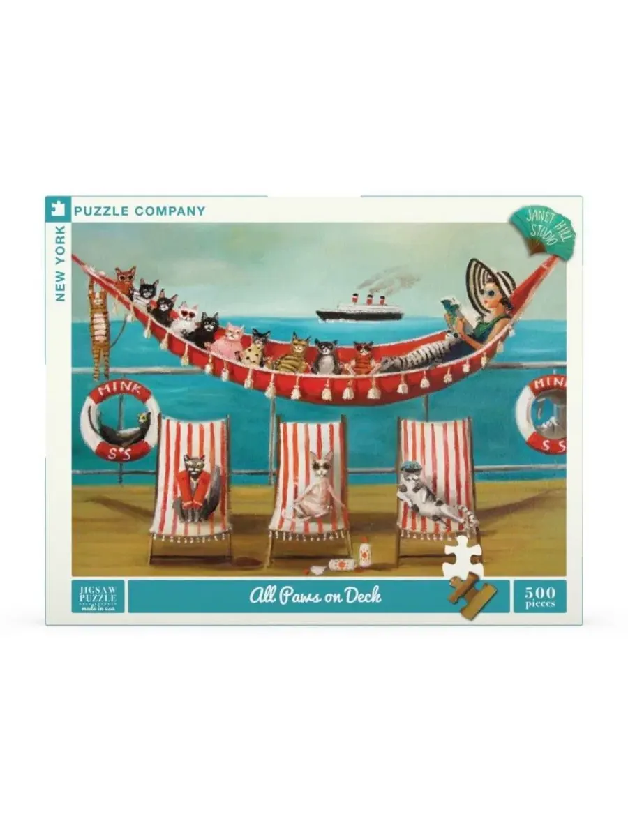 Пазл 500 элементов All Paws on Deck New York Puzzle Company — мульти