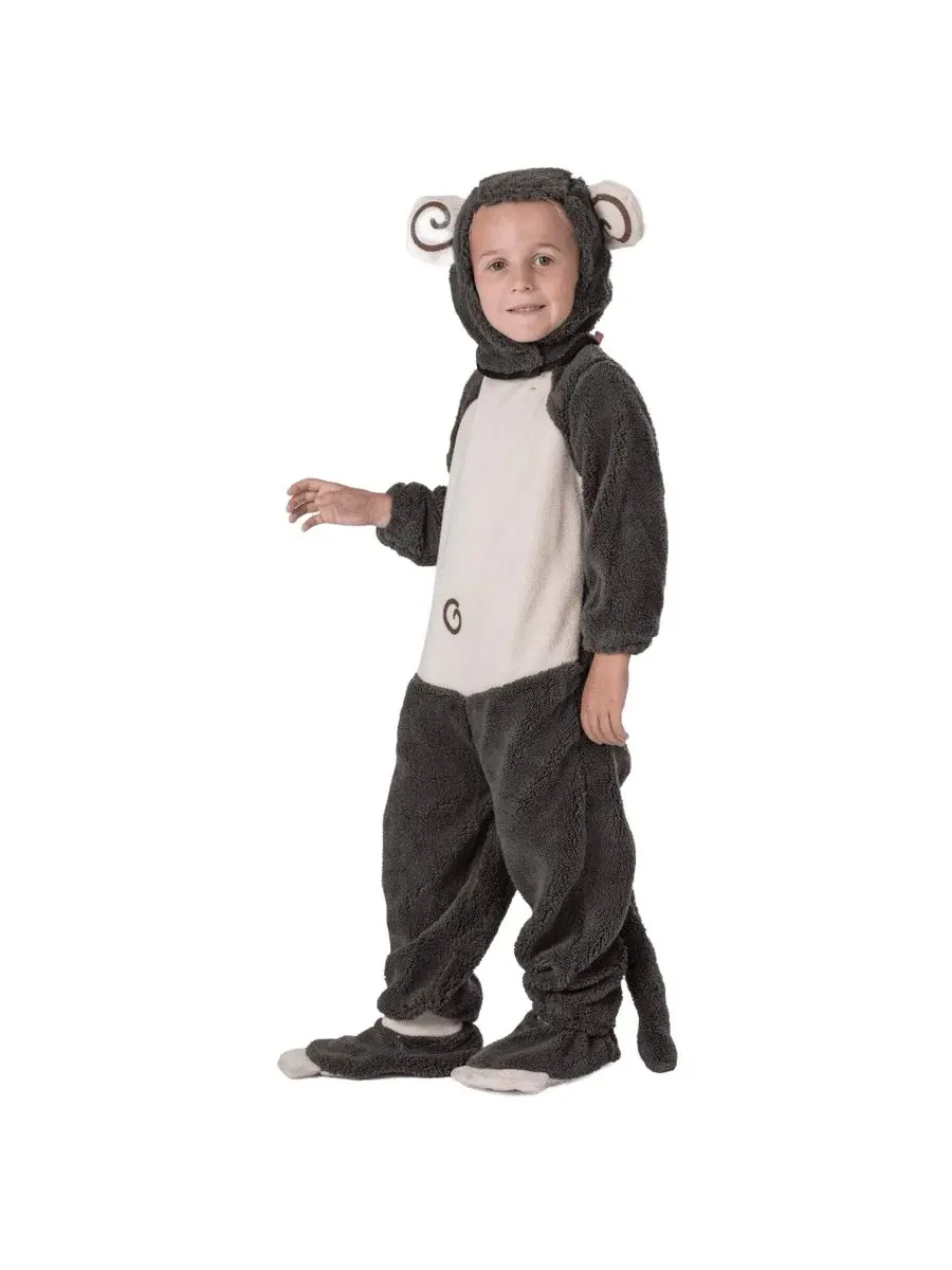 Детский костюм обезьянки Grey Monkey Costume Set Dress Up America