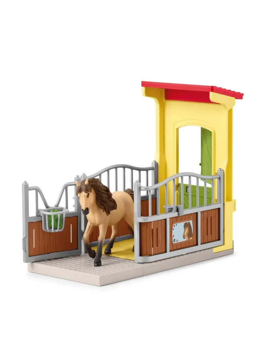 Набор «Фермерский мир: пони в коробке с исландским жеребцом-пони» Schleich