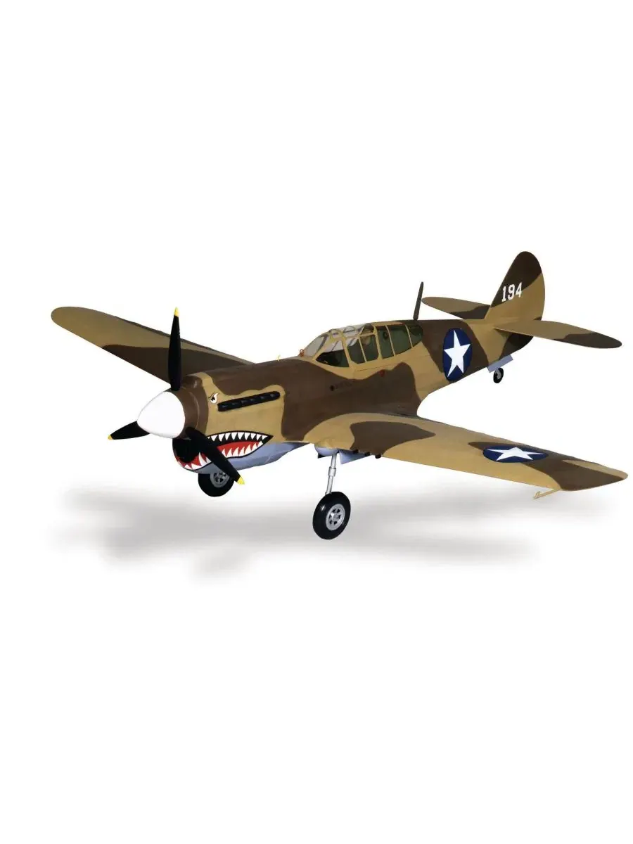 Набор для сборки модели самолета P-40 Warhawk, вырезанный лазером Guillow'S