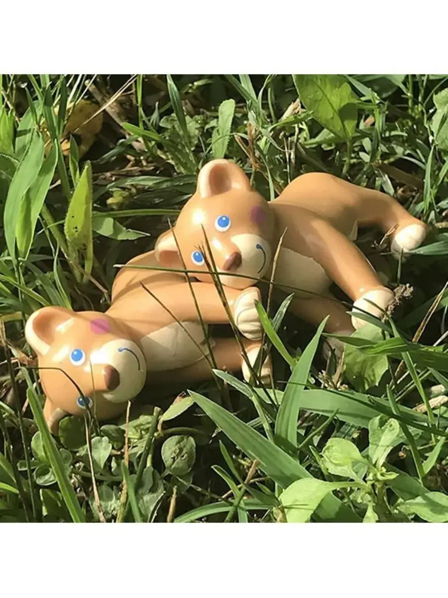 Львенок из серии Little Friends - массивная пластиковая фигурка животного из зоопарка Haba — изображение 3 из 6, нет цвета