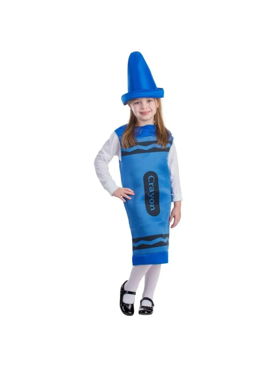 Костюм карандаша с туникой и шляпой, модель Crayon Tunic & Hat Costume Set Dress Up America