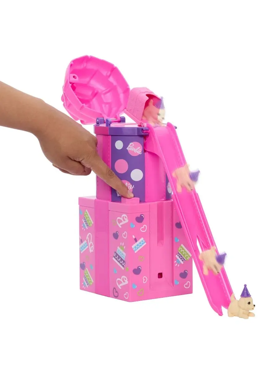 Кукла и аксессуары из серии "Rise & Surprise Pet Birthday" Barbie — изображение 4 из 6, нет цвета