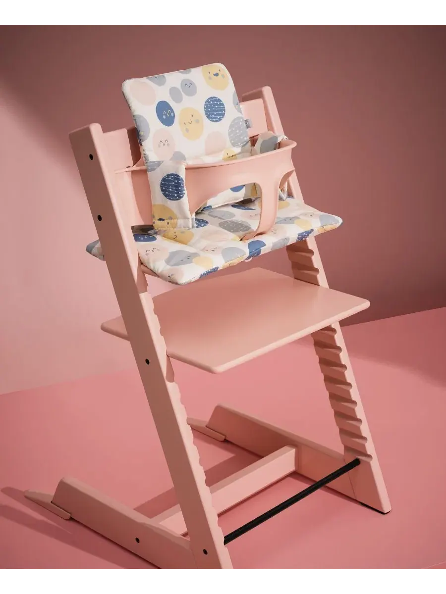 Детский стульчик для кормления Baby Tripp Trapp и набор для малыша Stokke — изображение 2 из 2, белый