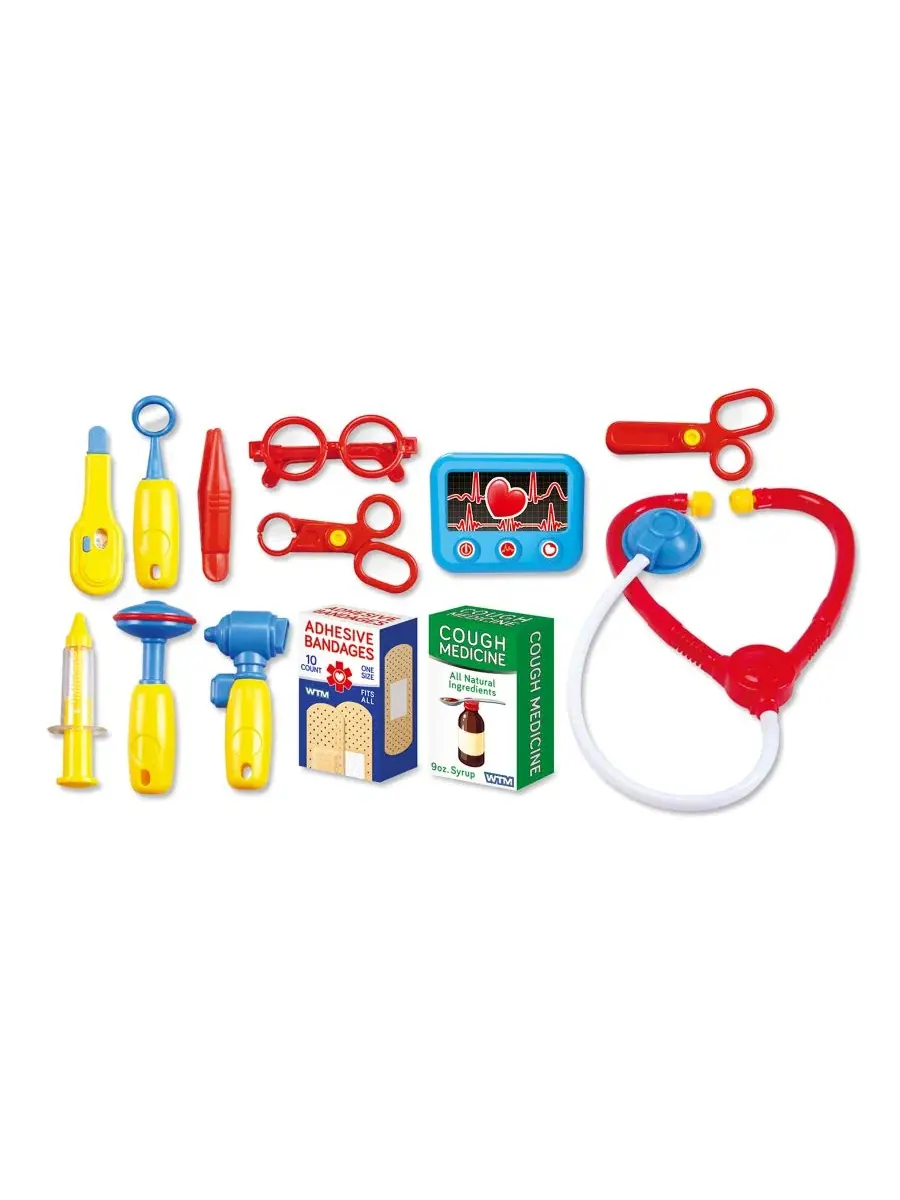 Игровой набор доктора с чемоданчиком, 23 предмета World Tech Toys — изображение 5 из 5, нет цвета