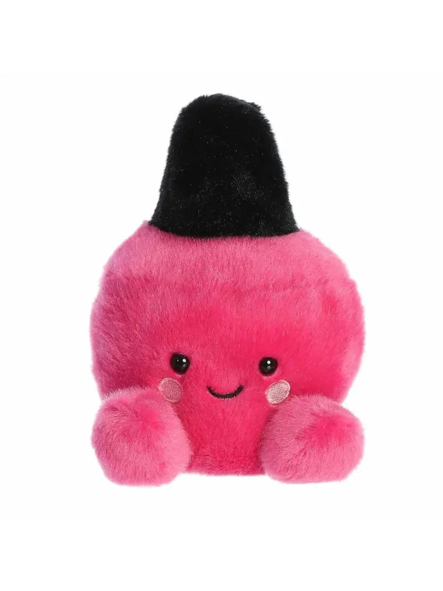 Миниатюрная плюшевая игрушка в виде кошечки, лак для ногтей, Palm Pals, розовый цвет, 10 см Aurora — розовый