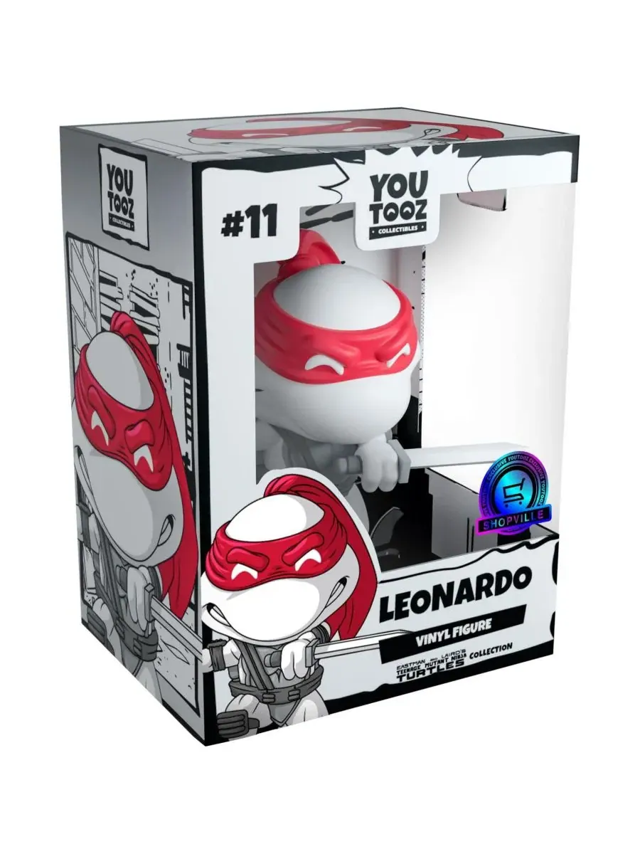 Коллекционная виниловая фигурка Leonardo Black & White Youtooz, 10.7 см — изображение 2 из 8, нет цвета
