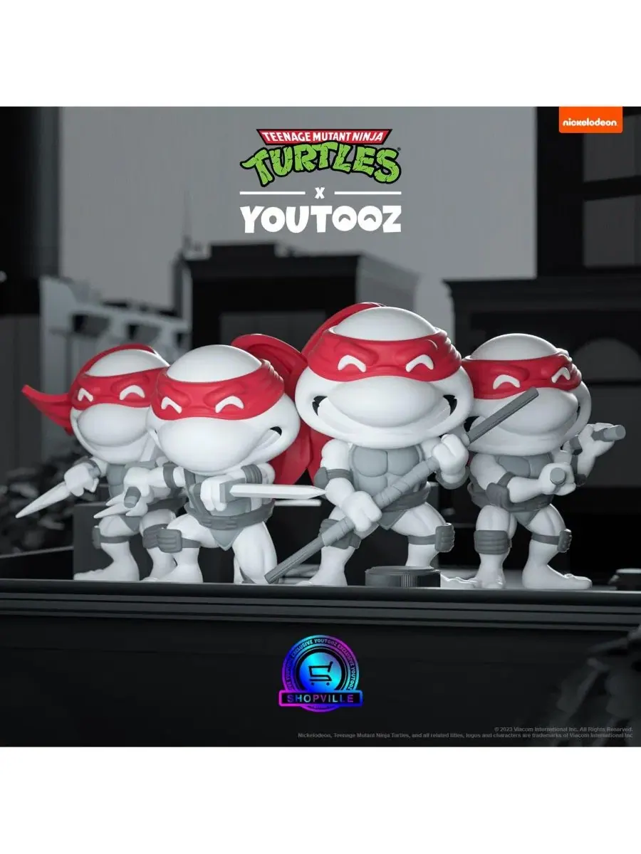 Коллекционная виниловая фигурка Leonardo Black & White Youtooz, 10.7 см — изображение 8 из 8, нет цвета