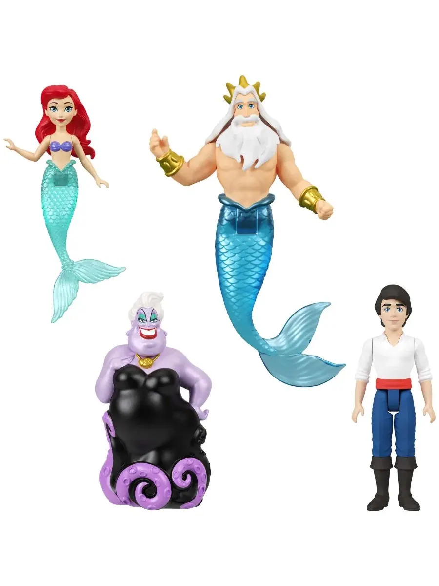 Набор фигурок Disney Princess Русалочка Ариэль и друзья — мульти