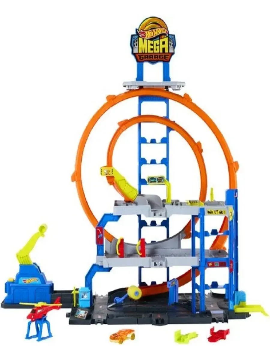 Игровой набор Mega Loop Garage Hot Wheels — мульти