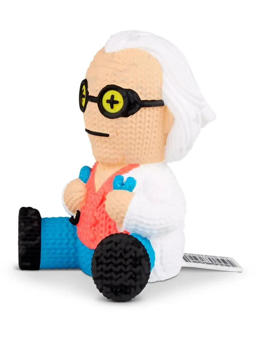 Виниловая фигурка Dr. Emmett Brown with Jumper Cables Blacklight Limited Edition Handmade By Robots — изображение 3 из 3