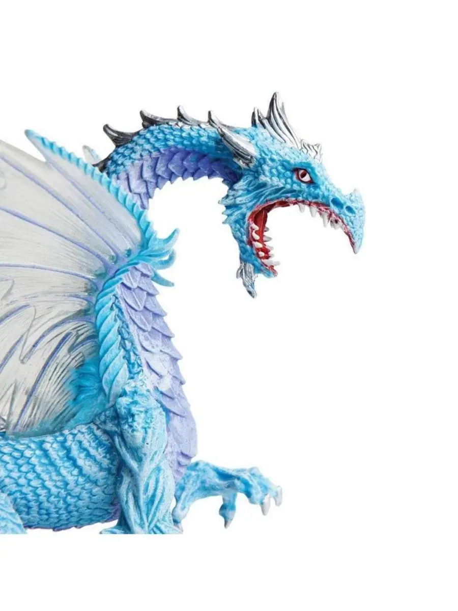 Фигурка ледяного дракона Ice Dragon Safari Ltd., 14 см — изображение 2 из 3, нет цвета