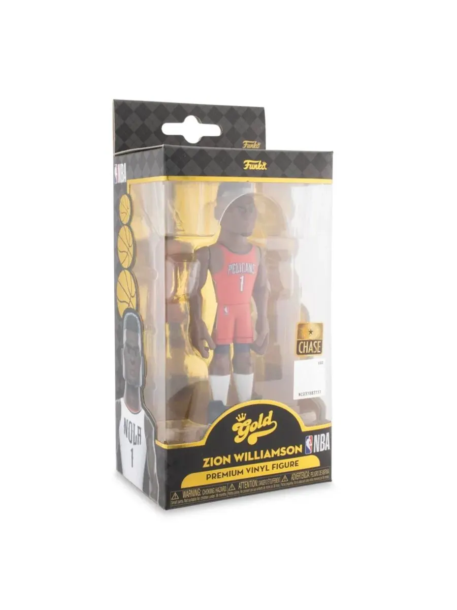 Виниловая фигурка Funko Funko "Нью-Орлеан Пеликанс" (NBA), золотая, 13 см, Зайон Уильямсон, редкая — изображение 2 из 6
