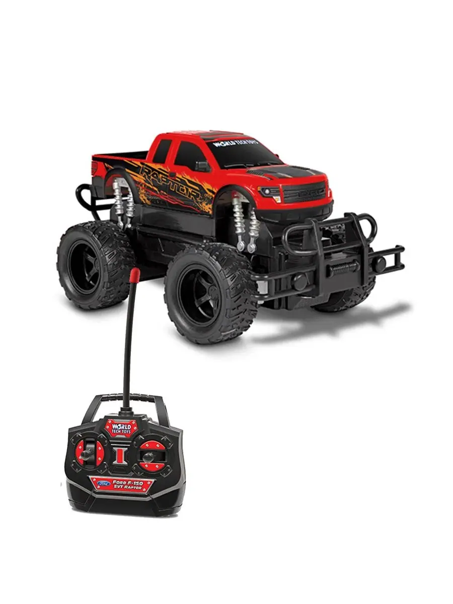 Лицензированная радиоуправляемая модель грузовика Ford F-150 SVT Raptor в масштабе 1:24 World Tech — изображение 2 из 4