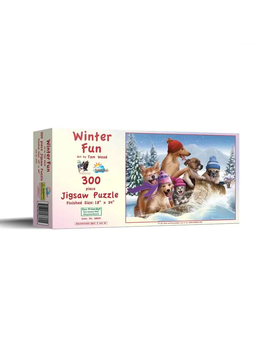 Пазл 300 деталей Winter Fun SunsOut — мульти