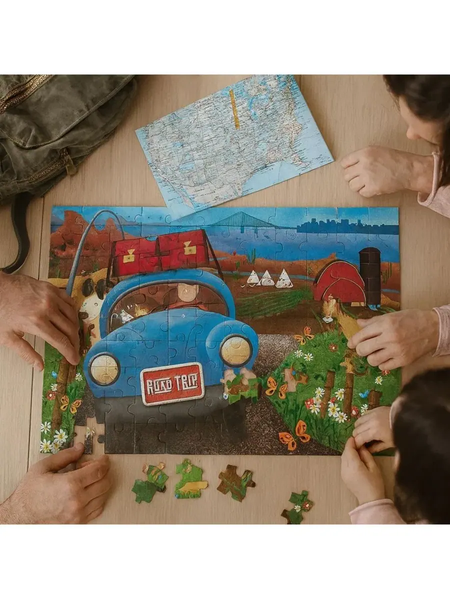 Пазл «Дорожное путешествие» (63 детали) Sunsout — изображение 4 из 5, нет цвета