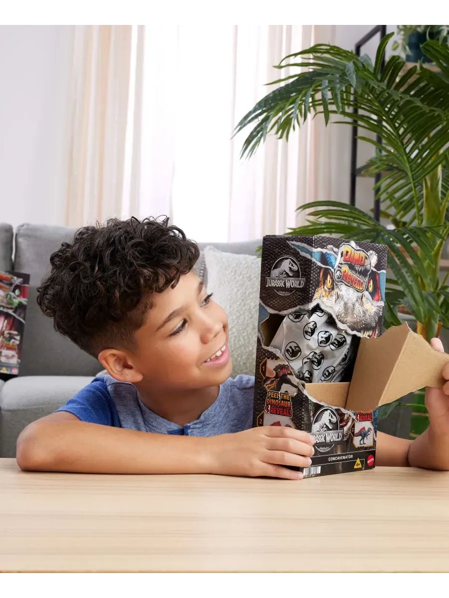 Игрушки-фигурки динозавров Dino Reveal Deluxe Jurassic World — изображение 2 из 6, нет цвета