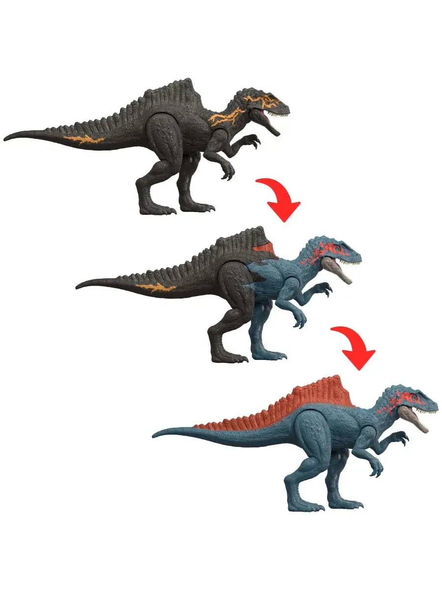 Игрушки-фигурки динозавров Dino Reveal Deluxe Jurassic World — изображение 3 из 6, нет цвета