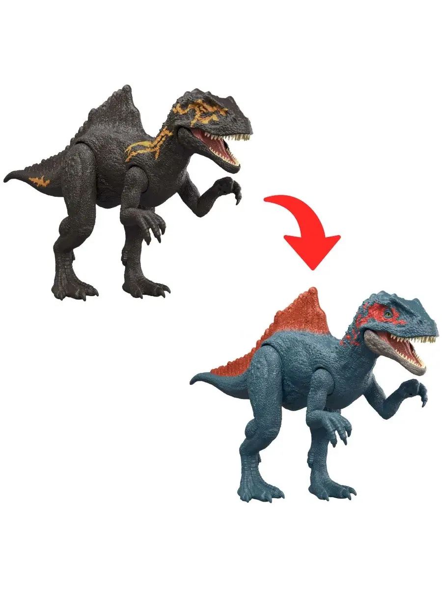 Игрушки-фигурки динозавров Dino Reveal Deluxe Jurassic World — изображение 5 из 6, нет цвета