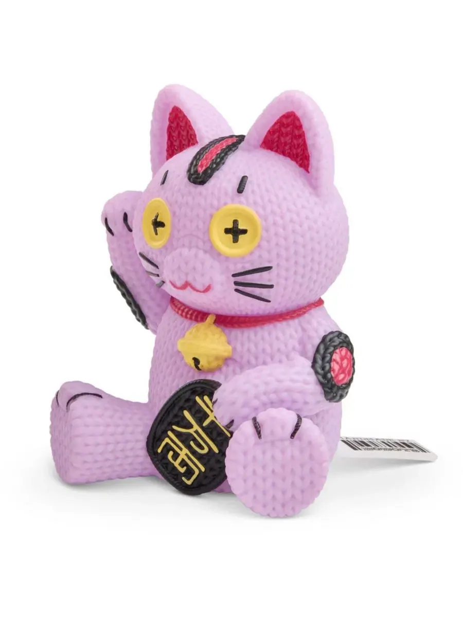 Коллекционная виниловая фигурка Beckoning Cat Love 497 Knit-Look Handmade By Robots — изображение 2 из 3, нет цвета