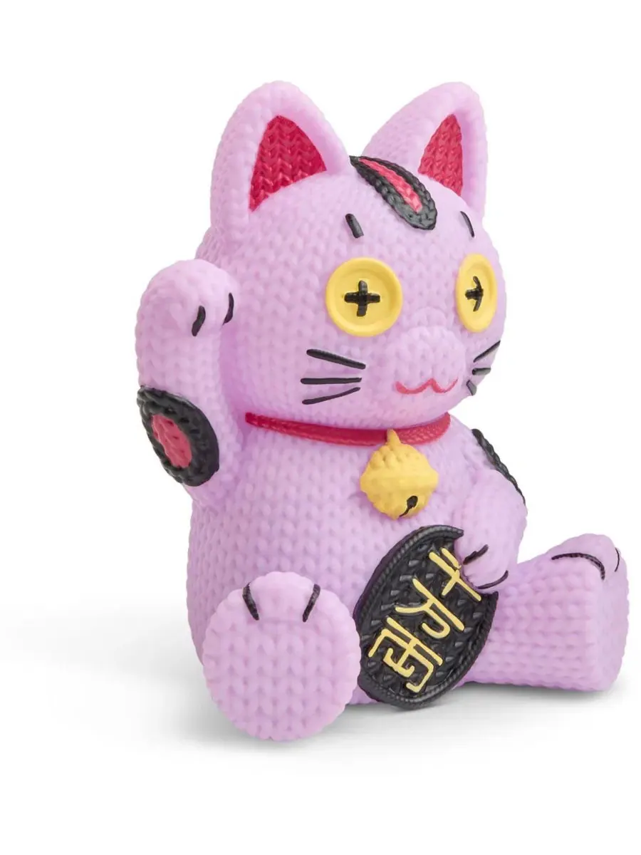 Коллекционная виниловая фигурка Beckoning Cat Love 497 Knit-Look Handmade By Robots — изображение 3 из 3, нет цвета