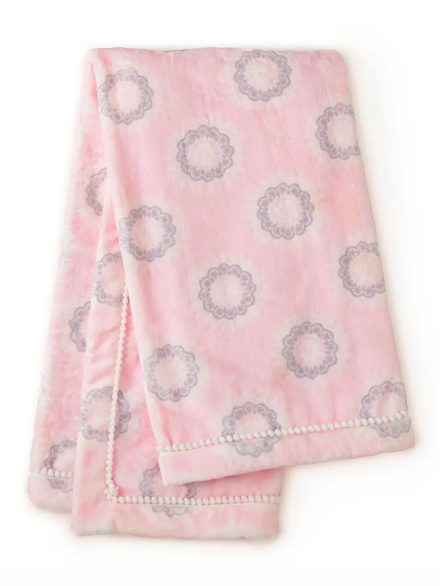 Детское одеяло Baby Willow Medallion, 76,6 см x 102 см Levtex, Pink, Baby Blanket