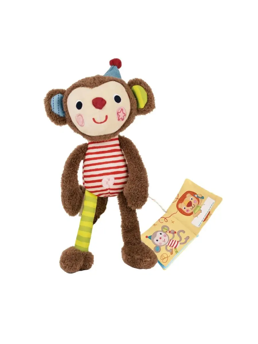 Набор «Книжка для сна с обезьянкой Юки и плюшевая игрушка» Bababoo And Friends — изображение 6 из 7, нет цвета