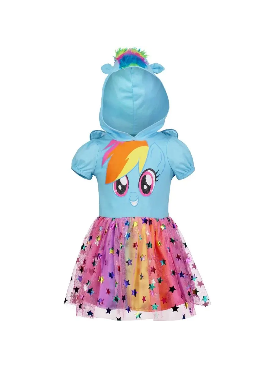 Платье из тюля для косплея Рэйнбоу Дэш My Little Pony — синий