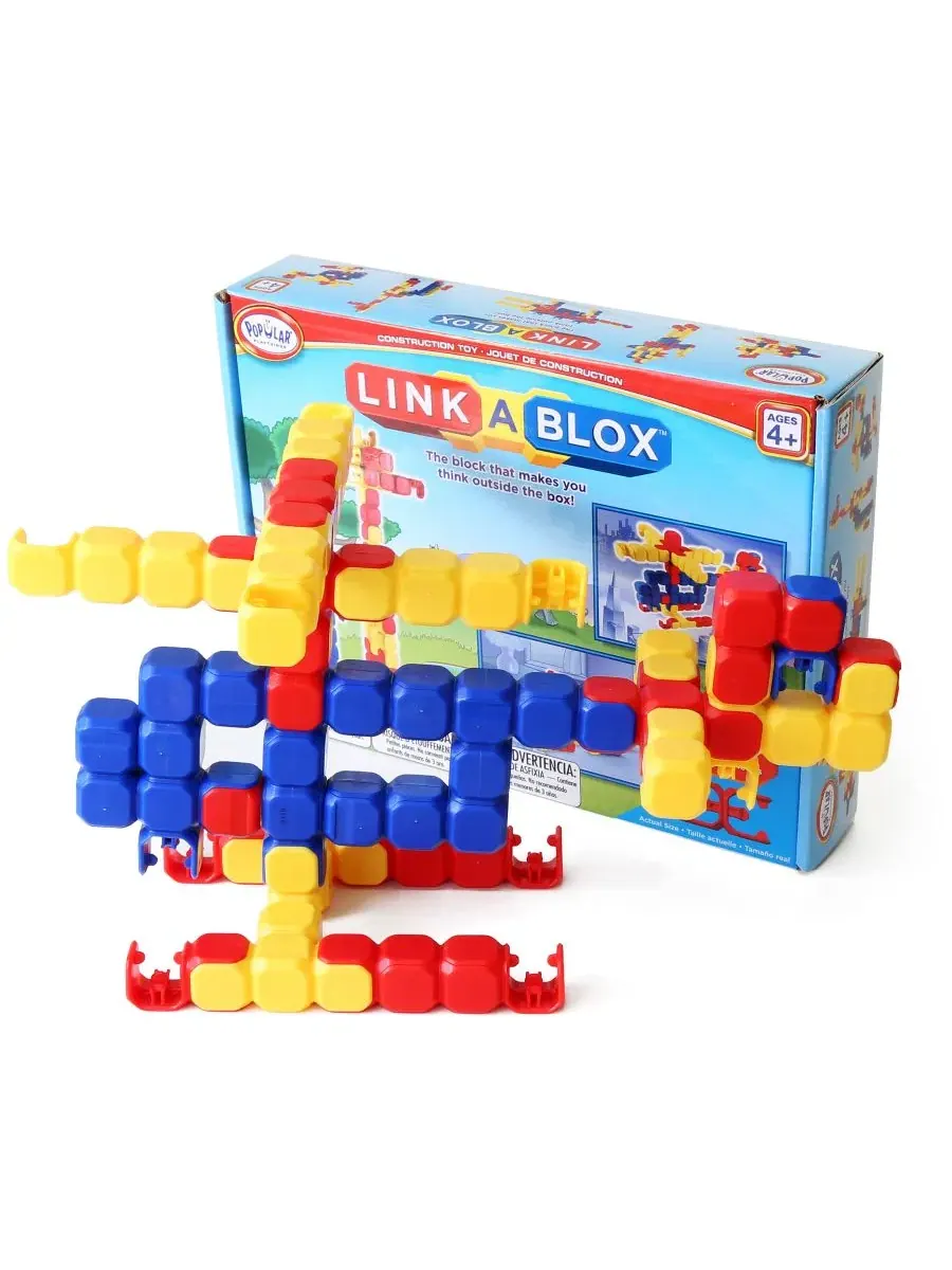 Конструктор Linkablox - 60 деталей Popular Playthings — изображение 1 из 1, нет цвета