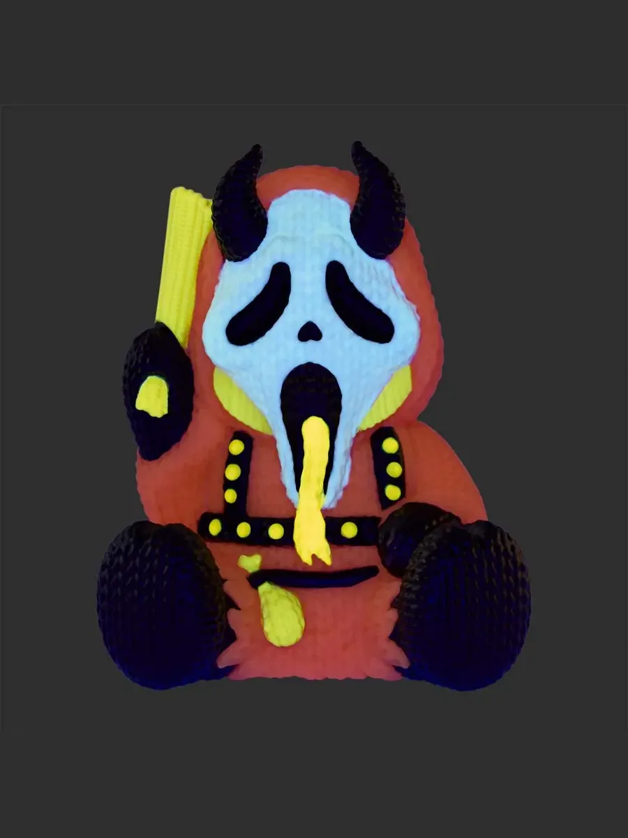 Виниловая фигурка Ghost Face: Krampus #339 (Glow in the Dark) Handmade By Robots — изображение 2 из 3, нет цвета